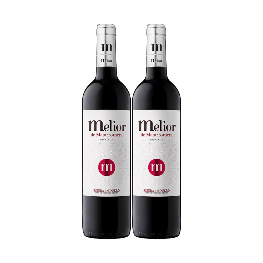 Bodega Matarromera - Melior vino tinto Tempranillo D.O. Ribera del Duero 75cl, 2uds