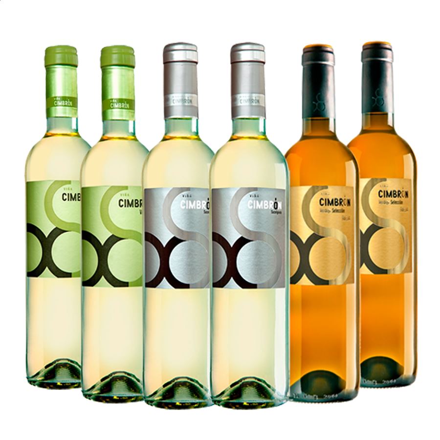 Bodegas Félix Sanz - Viña Cimbrón - Lote vinos blancos D.O. Rueda, 75cl 6uds