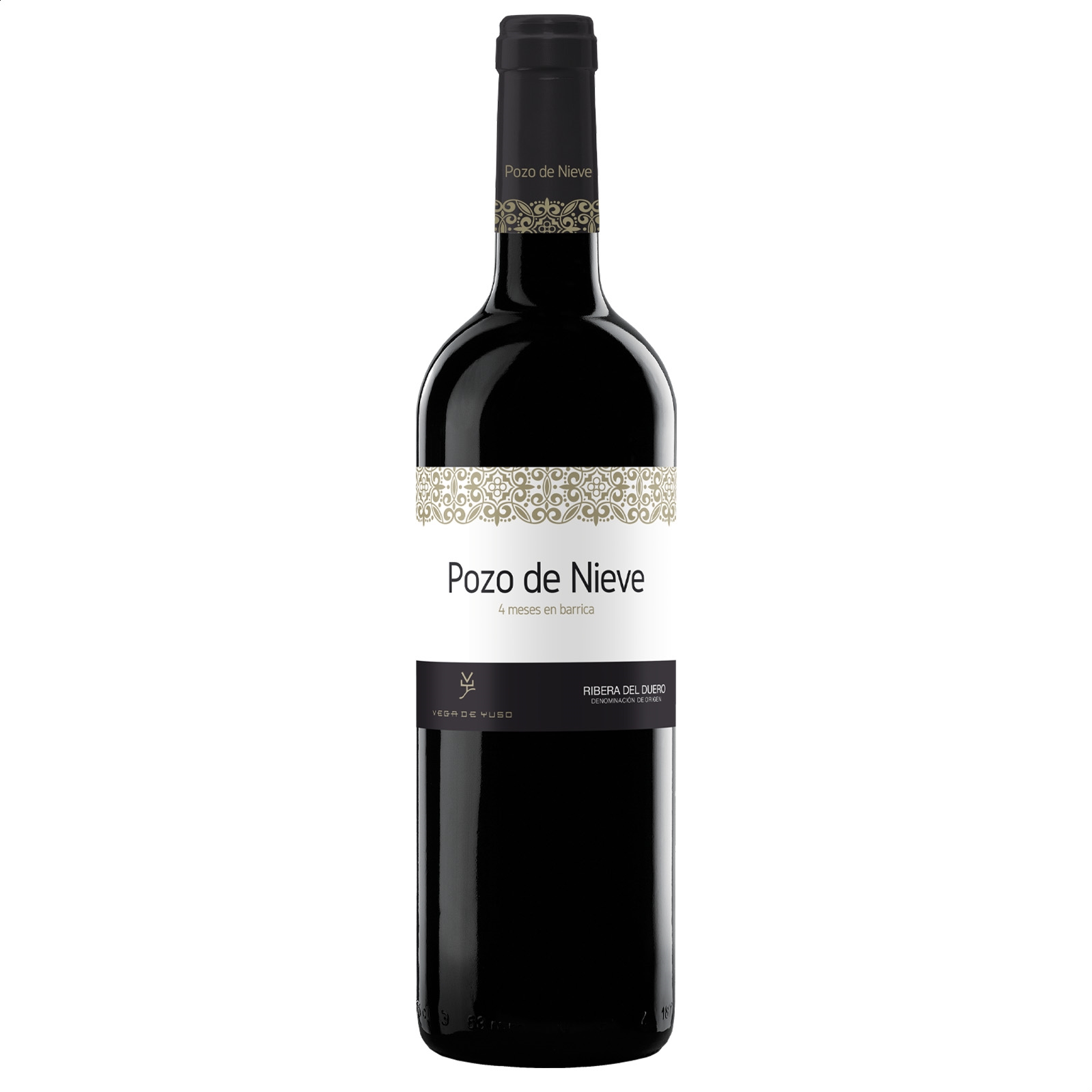 Bodegas Vega de Yuso - Pozo de Nieve vino tinto joven D.O. Ribera del Duero 75cl, 6uds