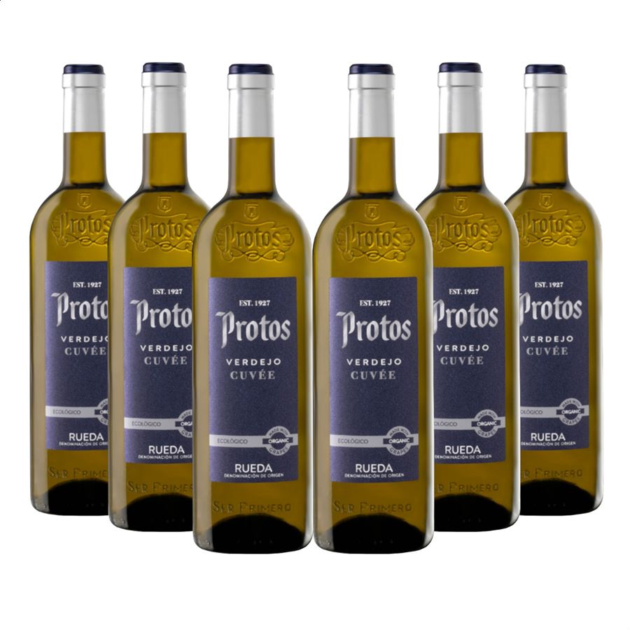 Bodegas Protos - Vino blanco Cuvée ecológico D.O. Rueda 75cl, 6ud