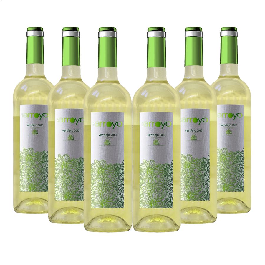 Bodegas S. Arroyo - Viñarroyo vino blanco Verdejo D.O. Ribera de Duero 75cl, 6uds