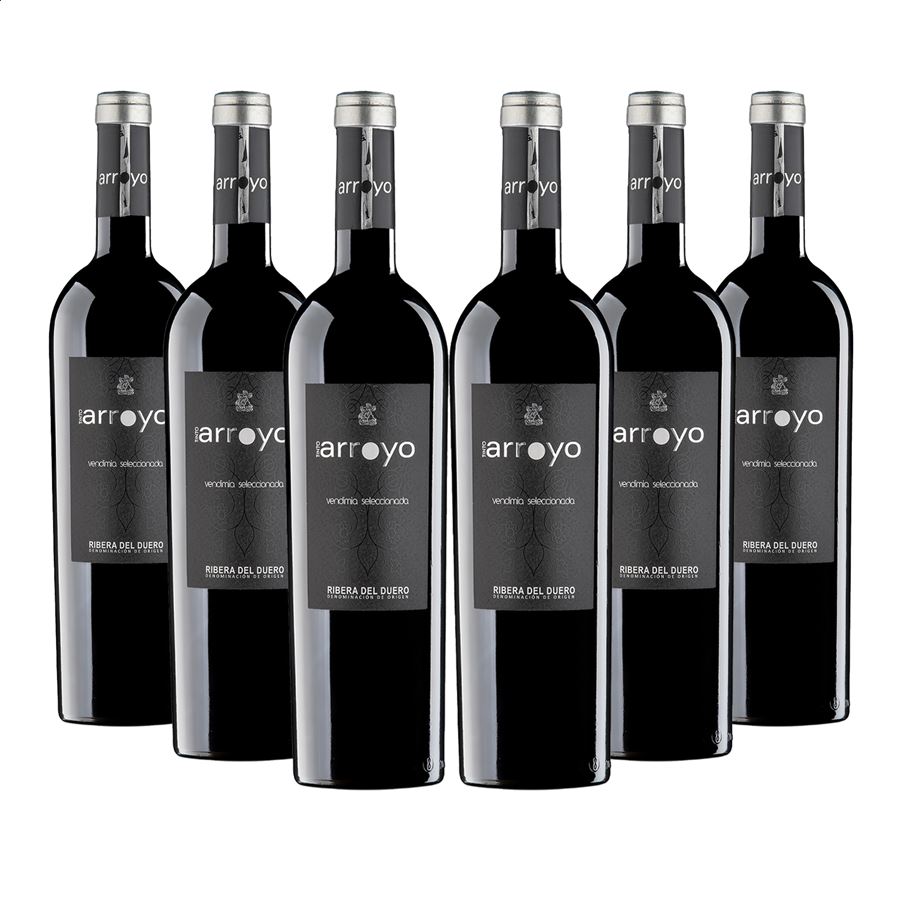 Bodegas S. Arroyo - Vino tinto vendimia seleccionada D.O. Ribera de Duero 75cl, 6uds