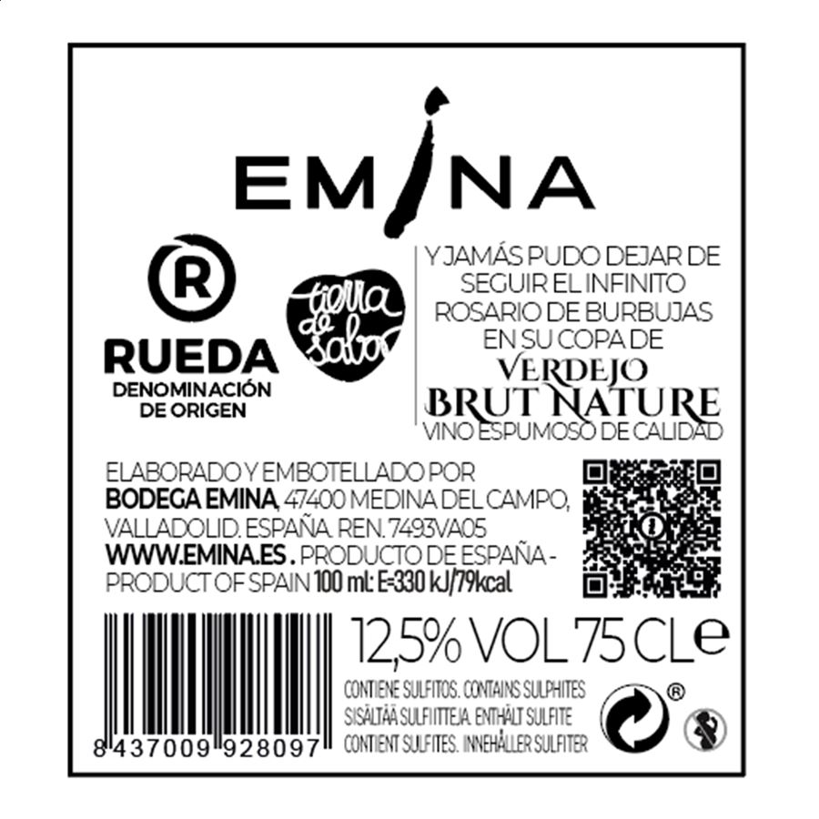 Emina Espumoso - Brut nature D.O. Rueda 75cl, 3uds