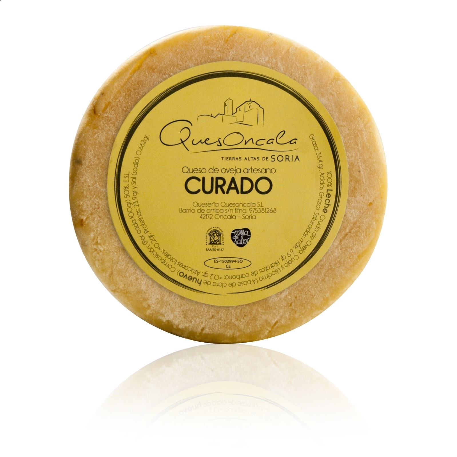 Quesoncala - Queso de oveja de leche cruda curado 600g, 4uds