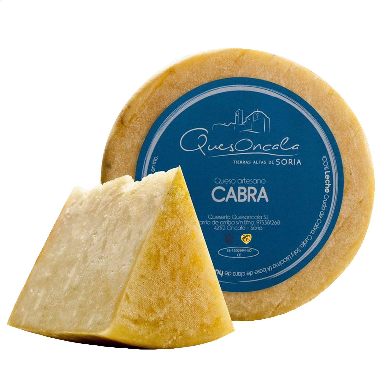 Quesoncala - Queso de cabra de leche cruda 600g, 4uds