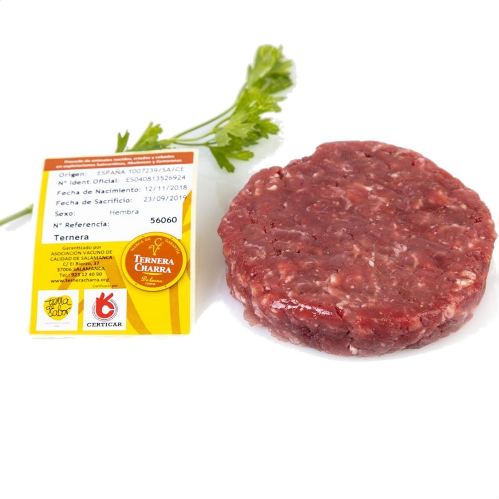 Preparado Carne Picada Ternera Charra Burger Meat 500 g