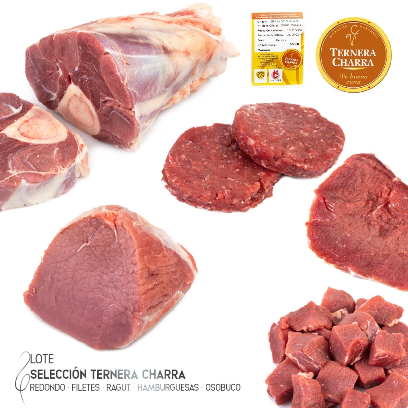 Market Tierra de Sabor - Ternera Charra - Carne picada de ternera 3Kg
