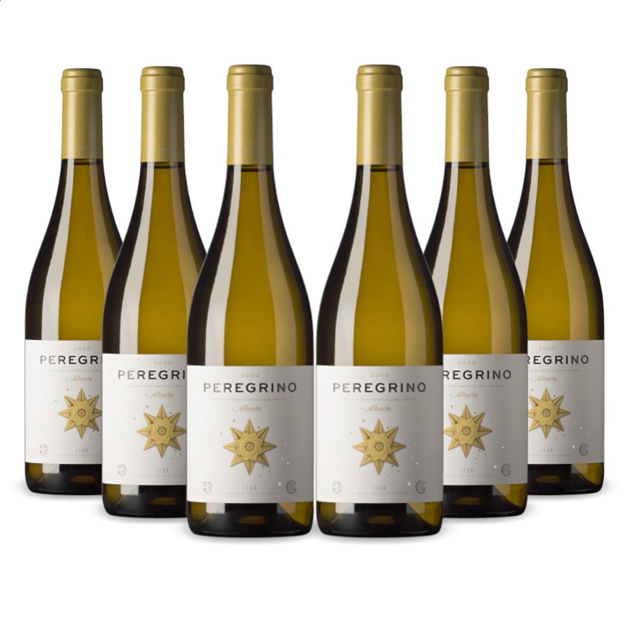 Peregrino Albarín - Vino blanco D.O. León 75cl, 6uds