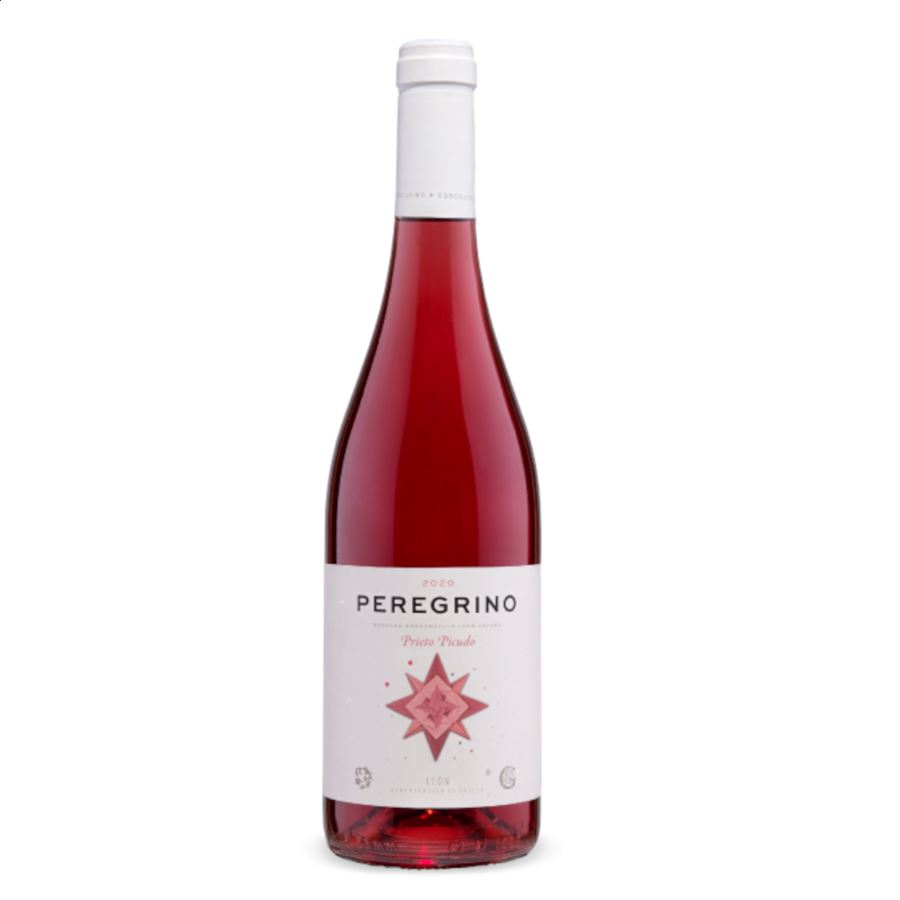 Peregrino Rosado - Vino rosado D.O. León 75cl, 6uds