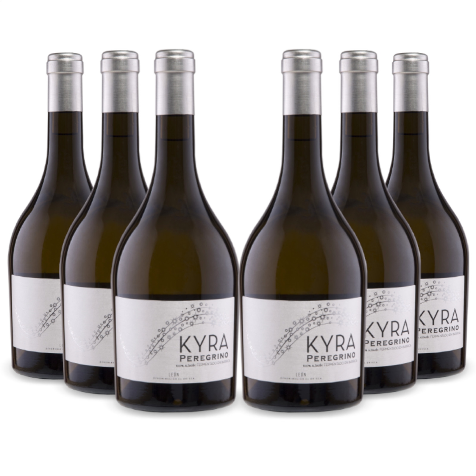 Kyra Albarín - Vino blanco albarín D.O. León 75cl, 6uds