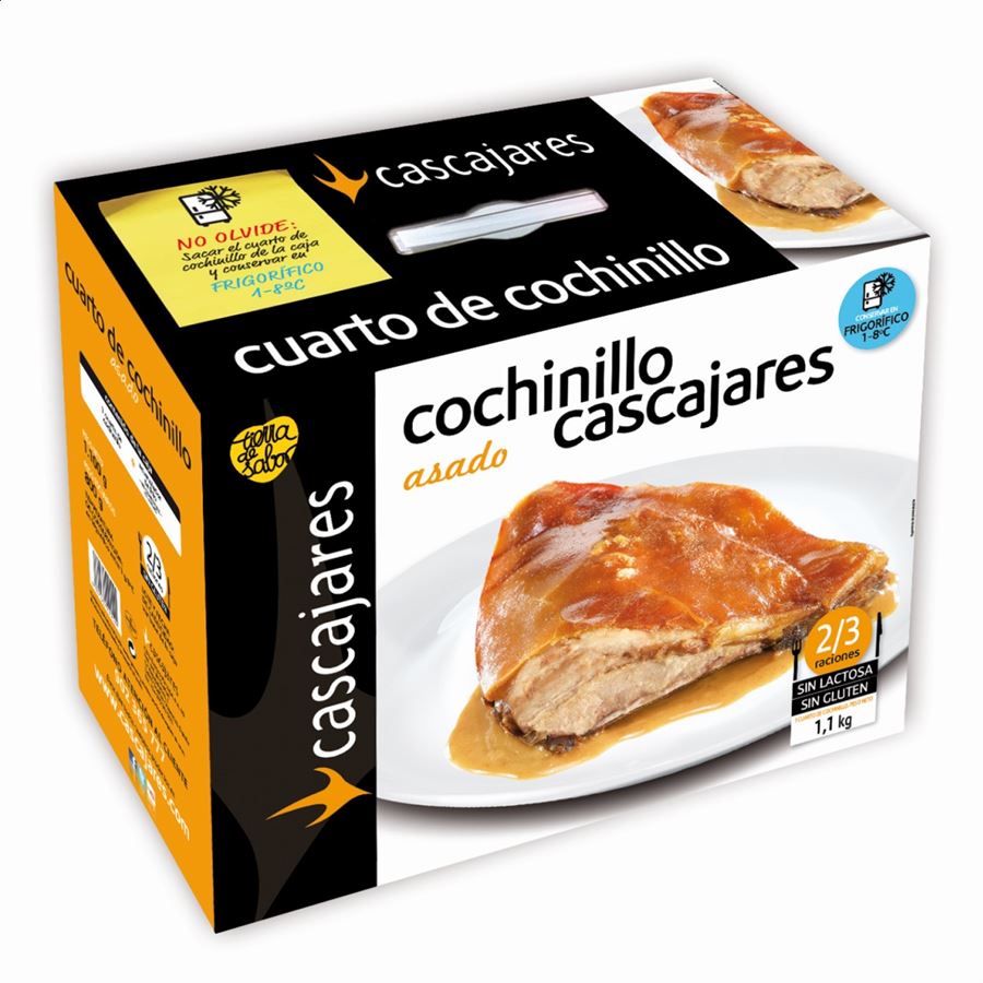 Cascajares - Cordero lechal 1 cuarto + Cochinillo lechal 1 cuarto asados