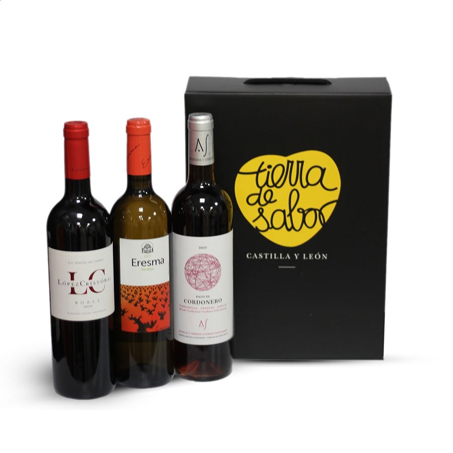 Club Selección - Caja regalo vinos variados - 3uds