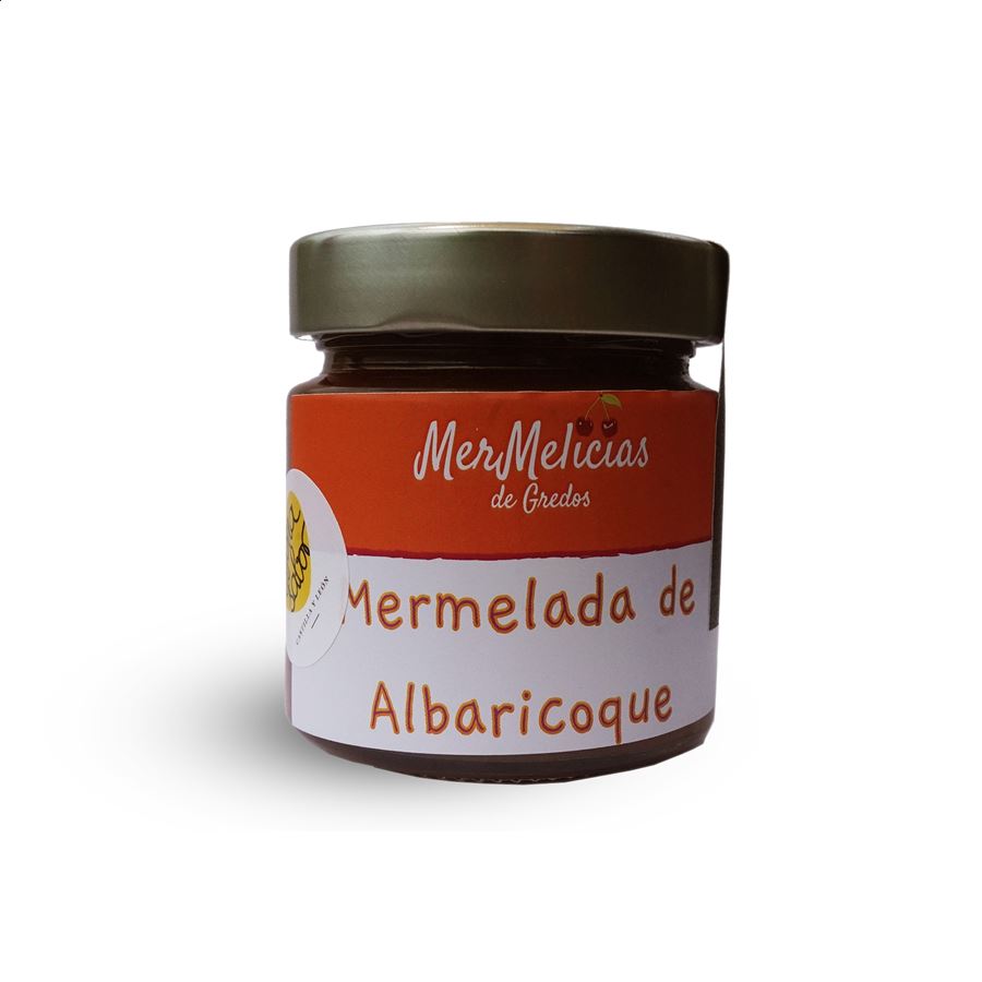 Mermelicias - Mermelada de albaricoque 250g, 3uds