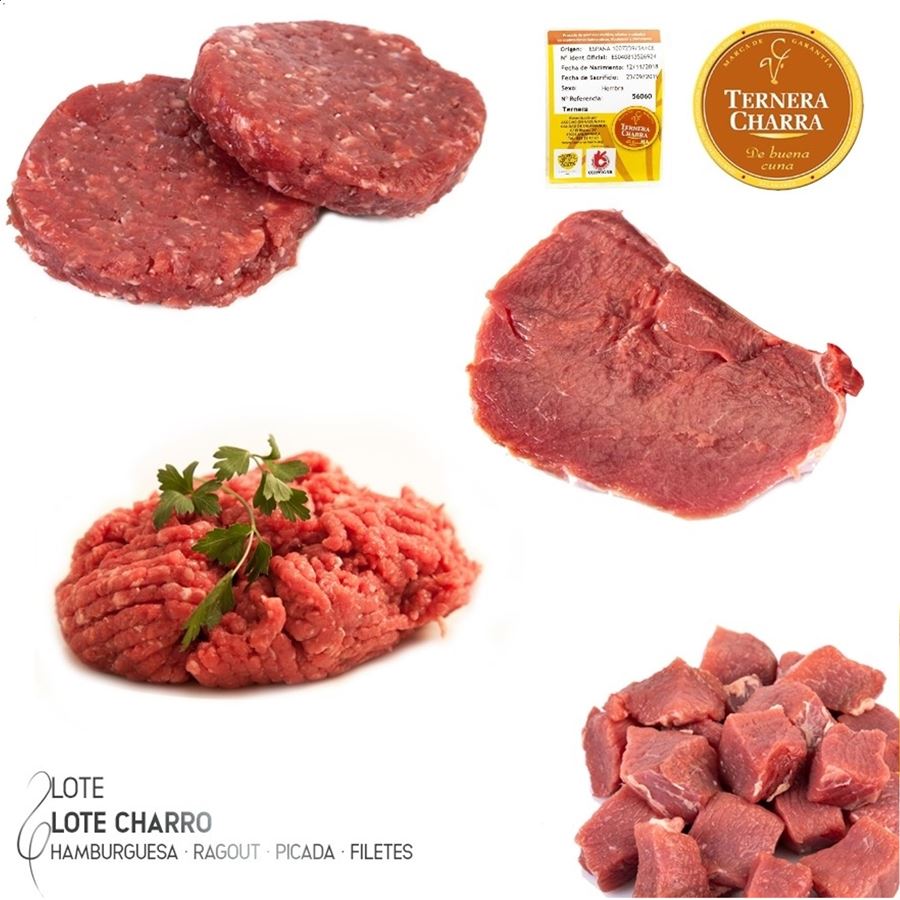 Ternera Charra - Lote Charro - Varios productos 4kg