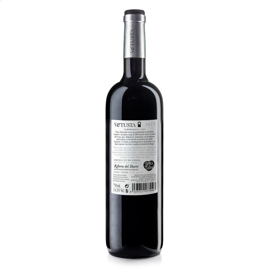 Vetusta ‐ Vino tinto crianza D.O. Ribera del Duero 75cl 6uds