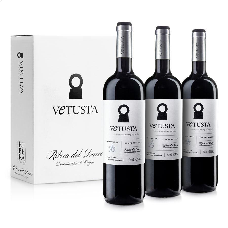 Vetusta ‐ Vino tinto crianza D.O. Ribera del Duero 75cl 3uds