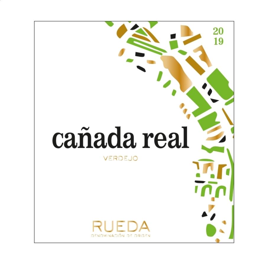 Cañada real Rueda - Vino blanco D.O. Rueda - 75cl 6uds