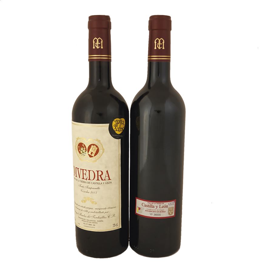 Mvedra - Vino tinto envejecido 2007 - IGP Vino de la Tierra de Castilla y León - 75cl 3uds