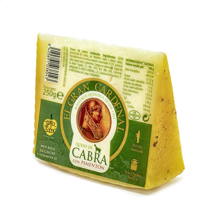 El Gran Cardenal - Lote Surtido Especialidades 6 cuñas de quesos 250g, 6uds