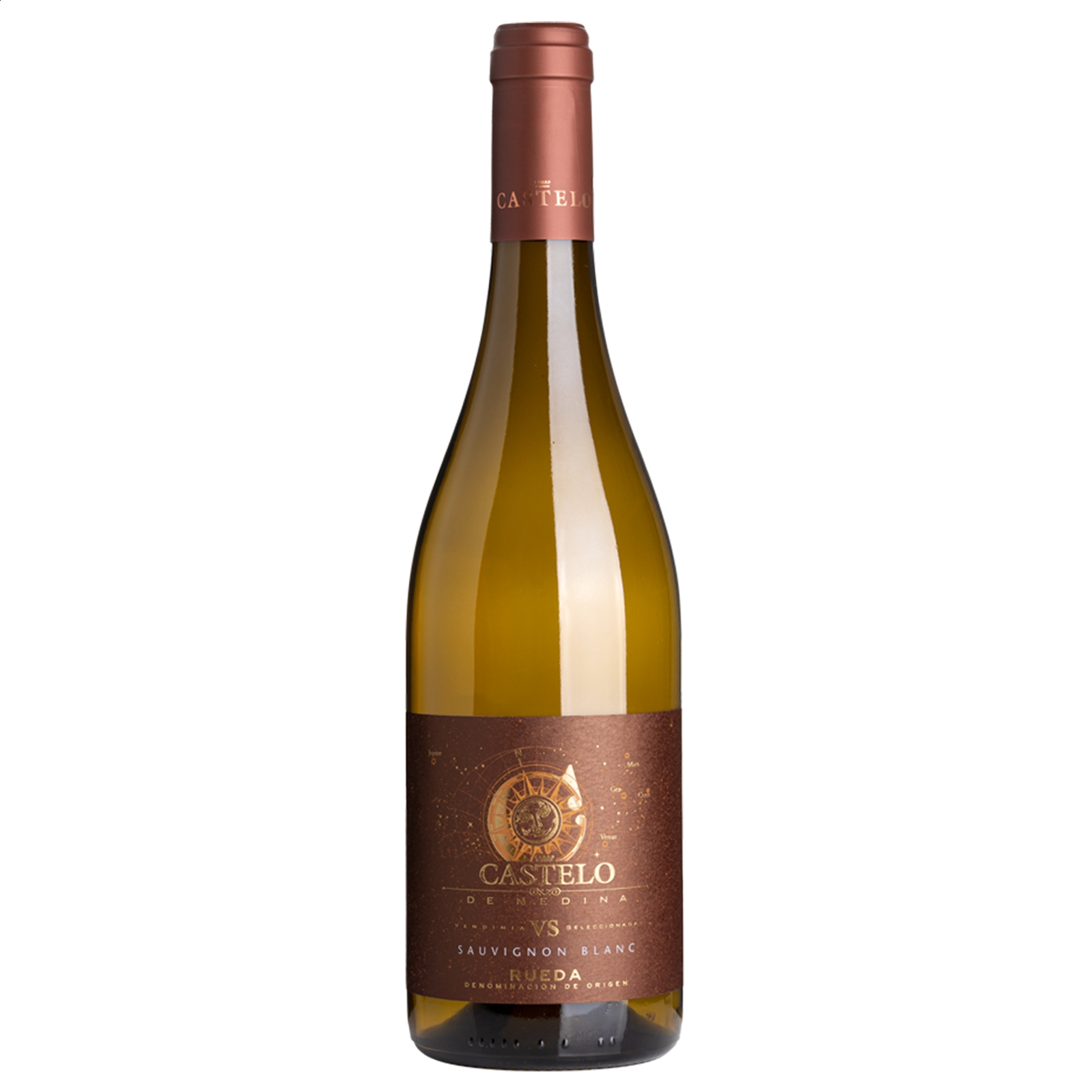 Castelo de Medina - Lote de vino blanco Sauvignon Blanc D.O. Rueda 75cl, 6uds