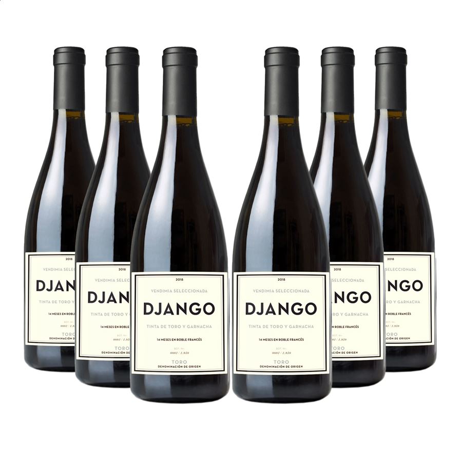 Django - Vino tinto crianza D.O. Toro 75cl, 6uds