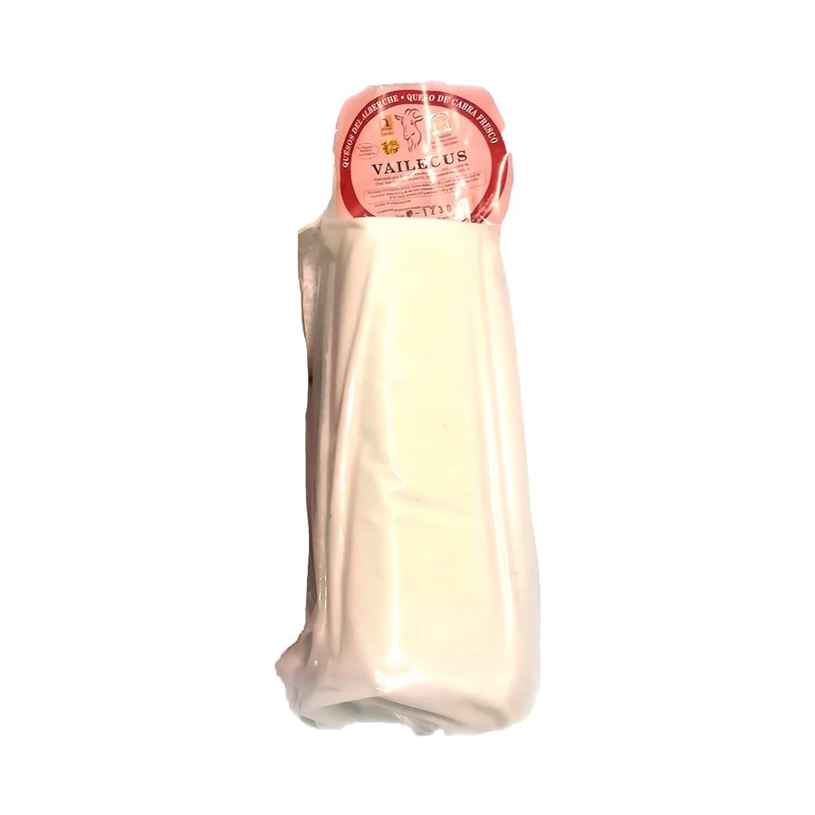 Vailecus - Queso de Rulo de Cabra de leche pasteurizada tierno 850g, 2uds