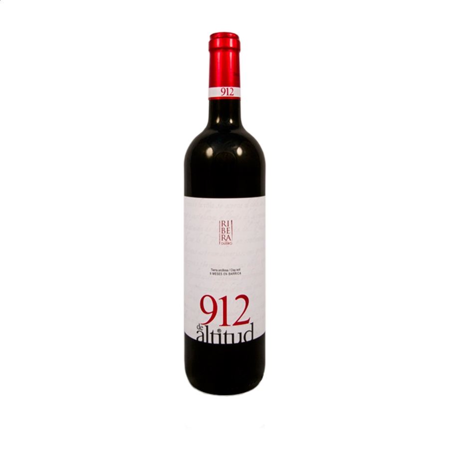 912 de Altitud 9 meses Roble - Vino tinto roble D.O. Ribera del Duero 75cl, 3uds