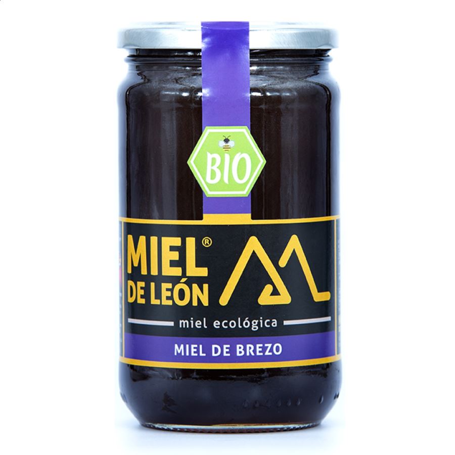 Miel de León - Miel de bosque y miel de brezo, 4uds de 800g