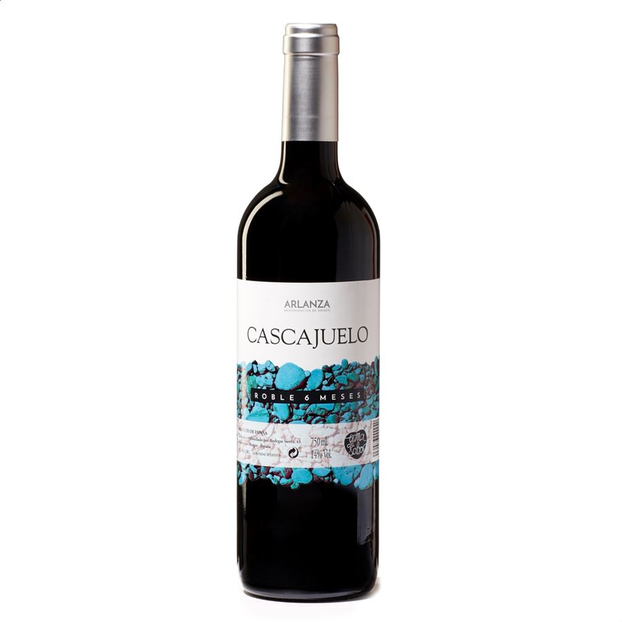 Bodegas Sierra Cascajuelo - Vino tinto roble D.O. Arlanza, 75cl 6uds