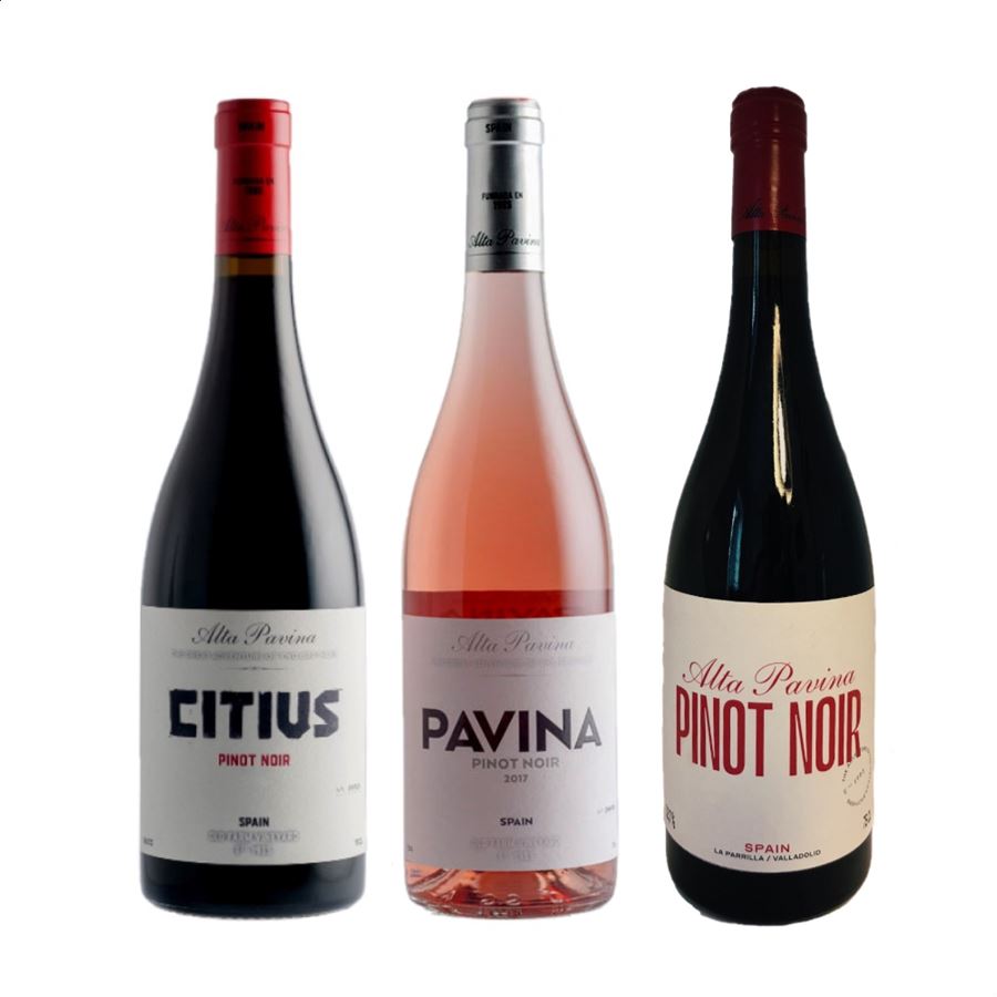 Alta Pavina Experiencia Pinot Noir - IGP Vino de la Tierra de Castilla y León, 75cl 3uds