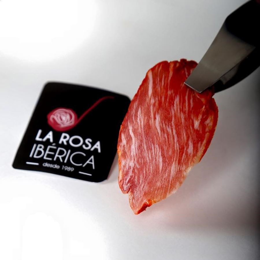 La rosa Ibérica - Lomo de bellota ibérico 50% raza ibérica, media pieza de 700g
