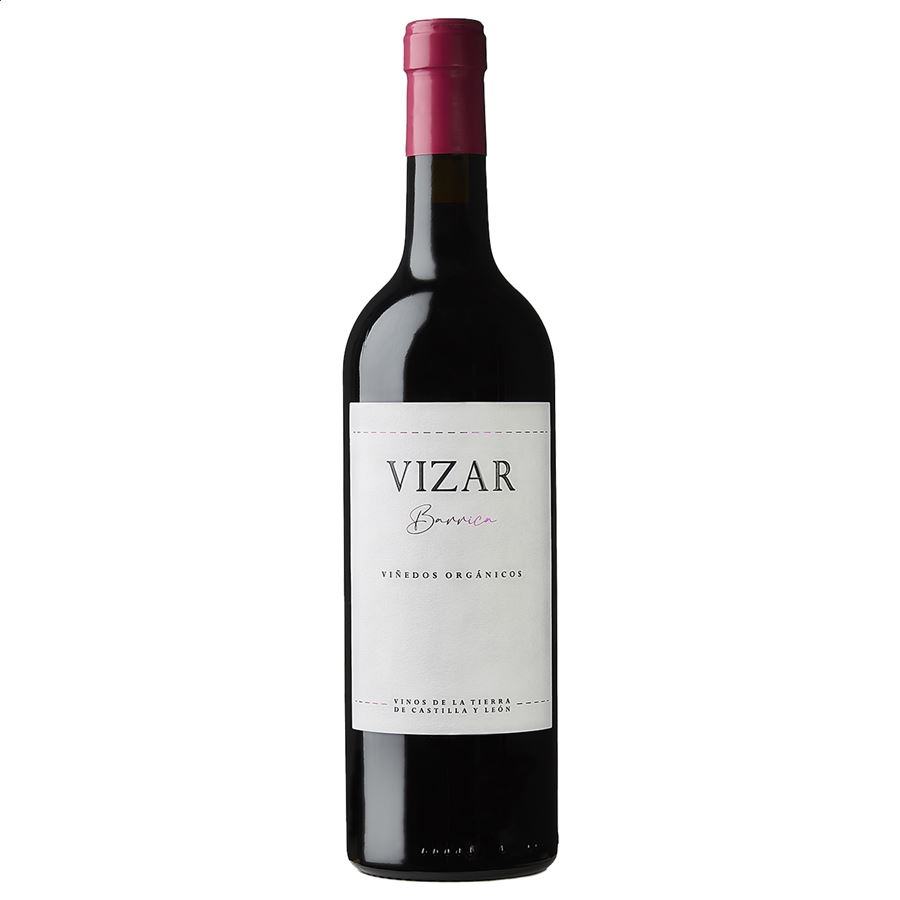 Bodegas Vizar - Vino tinto barrica ecológico IGP Vino de la Tierra de Castilla y León 75cl, 6uds