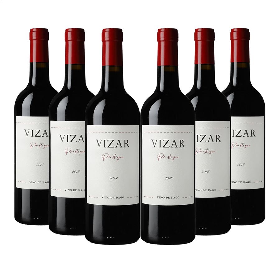 Bodegas Vizar - Vino tinto Prestigio IGP Vino de la Tierra de Castilla y León 75cl, 6uds