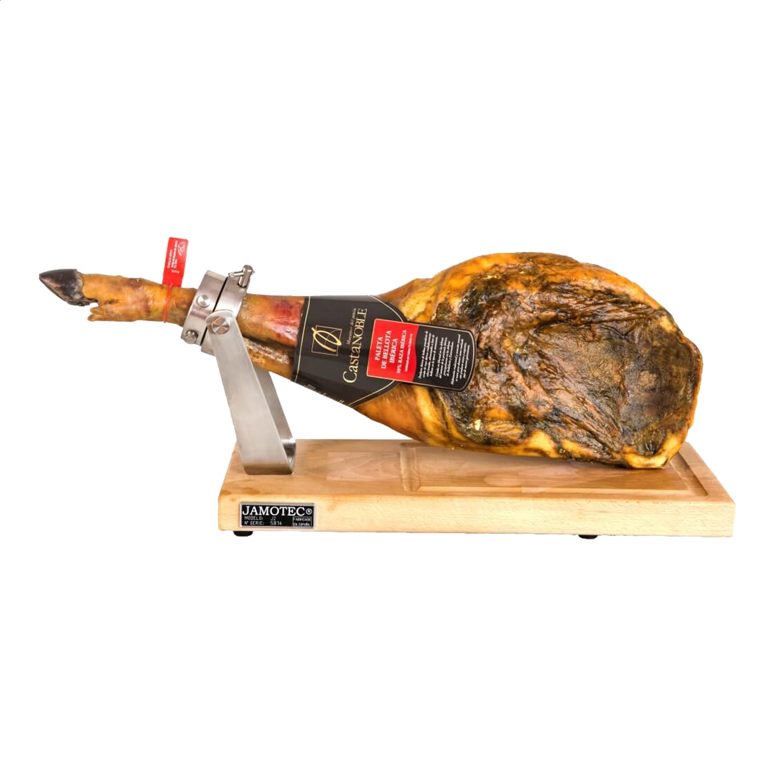 Castanoble - Paleta de bellota ibérica 50% raza ibérica de 4,5 a 5Kg