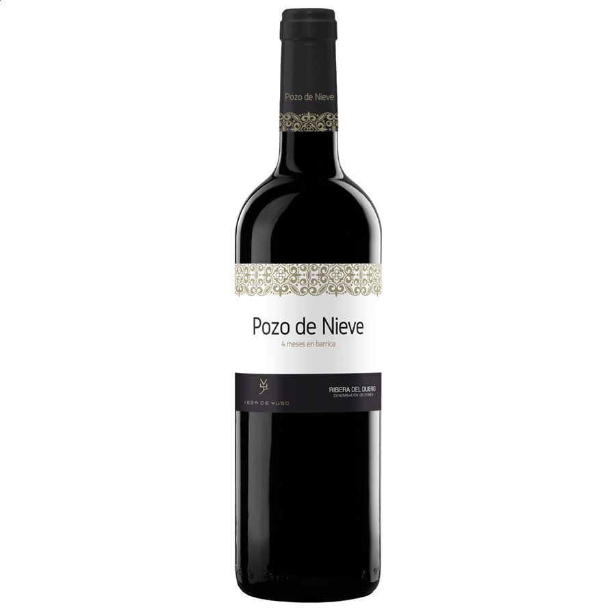 Bodegas Vega de Yuso - Pozo de Nieve vino tinto joven D.O. Ribera del Duero 75cl, 6uds