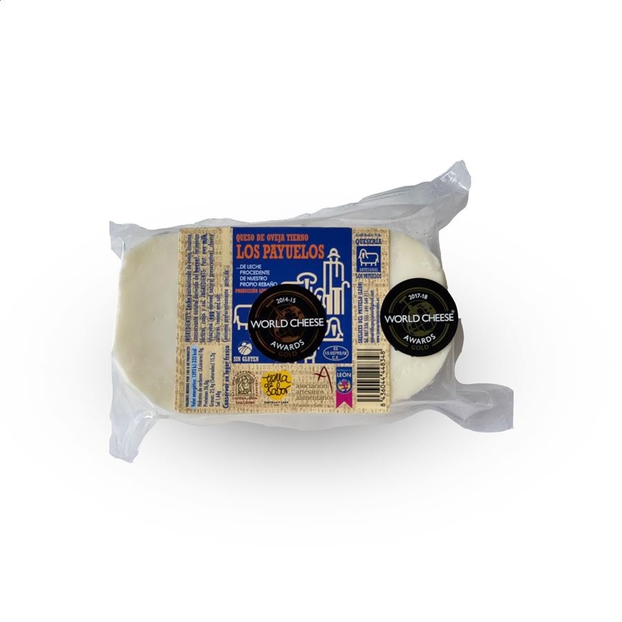Quesería los Payuelos - Cuña de queso de oveja semicurado y tierno 300g, 2uds