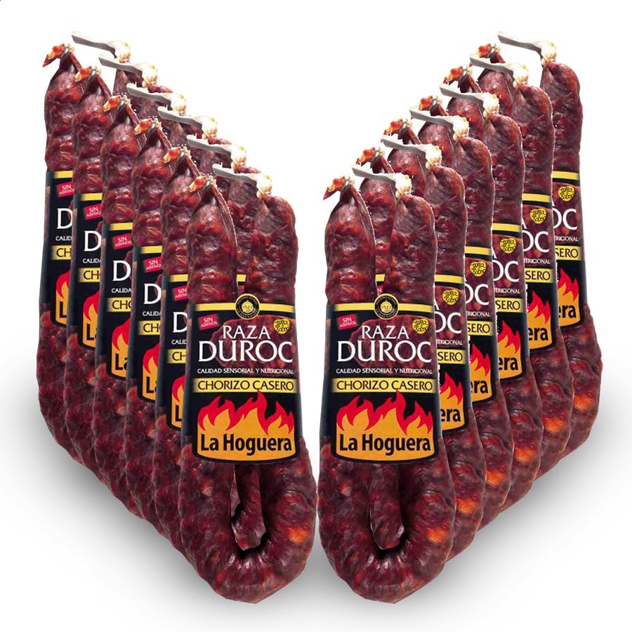 Embutidos La Hoguera - Chorizo sarta Duroc picante 280g, 12uds