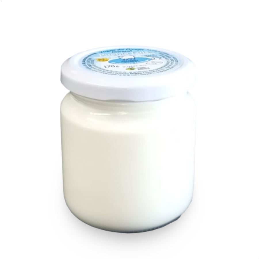 Quesos y Lácteos Puebla Luis - Yogur de leche pasteurizada de oveja natural 170g, 12uds