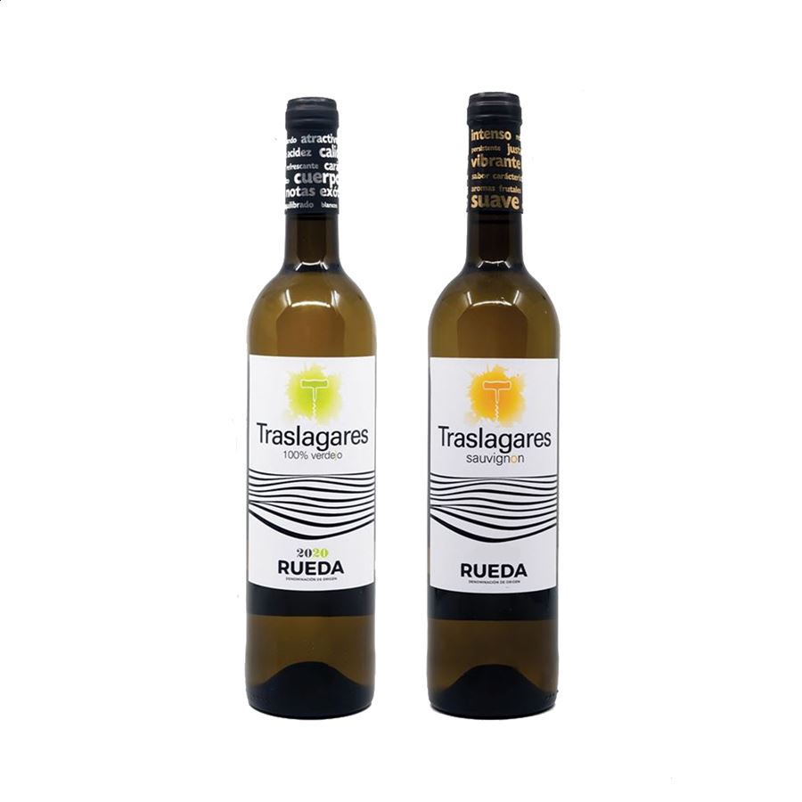 Traslagares Verdejo y Sauvignon Blanc 2022 - Vino blanco D.O. Rueda - 75cl 6uds