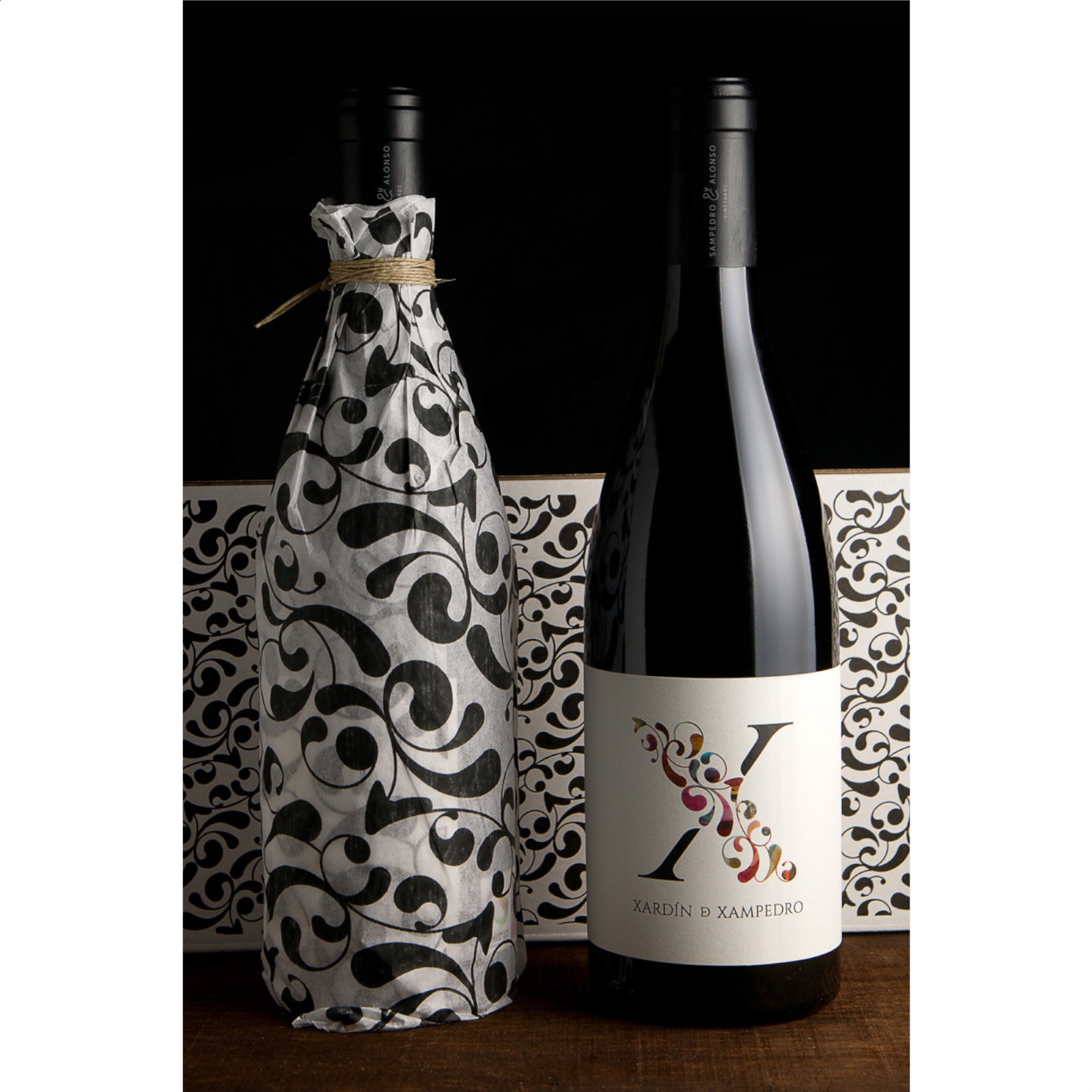 Viñedos Sampedro y Alonso - Estuches Xardín de Xampedro vino tinto D.O. Bierzo 75cl, 4uds