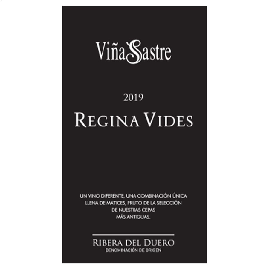 Viña Sastre Regina Vides 2019 - Vino tinto D.O. Ribera del Duero75cl 3uds