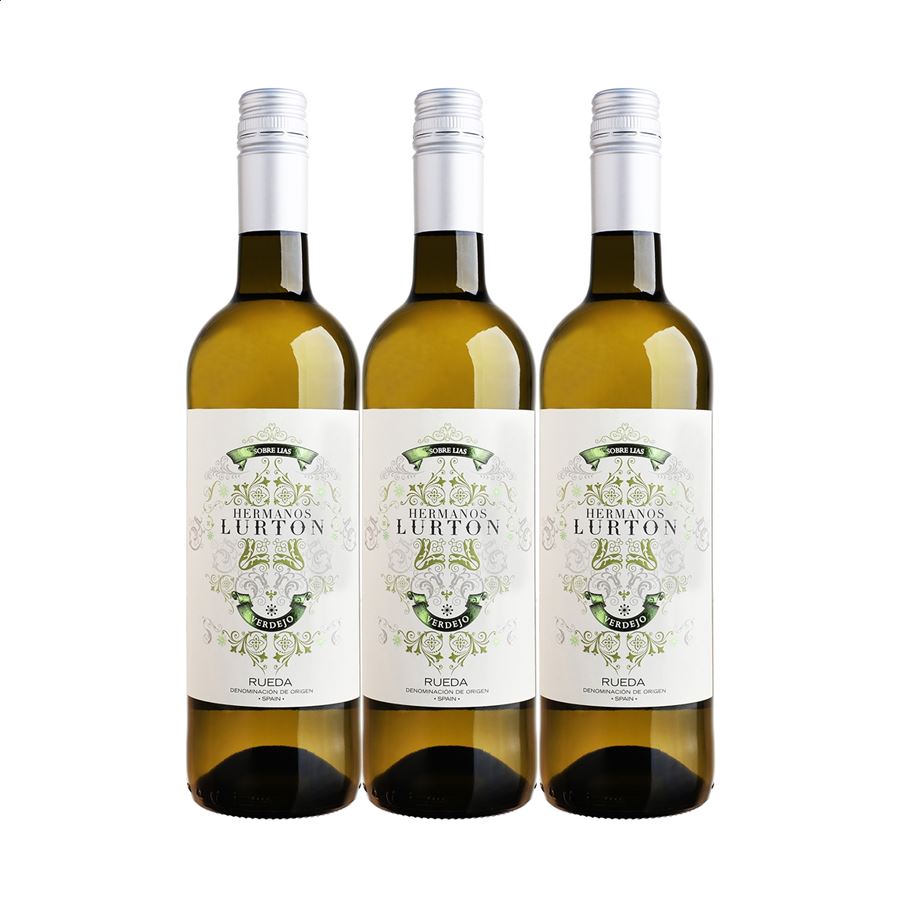Bodegas Campo Eliseo - Vino blanco Hermanos Lurton Verdejo D.O. Rueda 75cl, 3uds