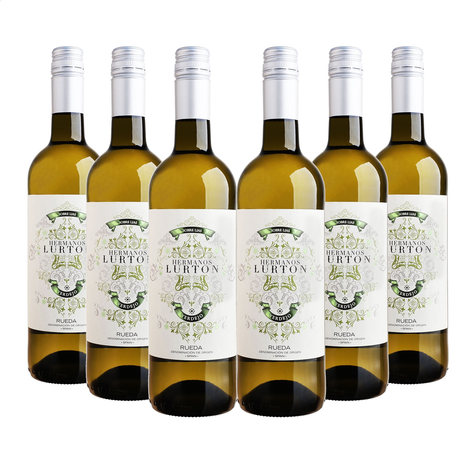 Bodegas Campo Elíseo - Vino blanco Hermanos Lurton Verdejo D.O. Rueda 75cl, 6uds