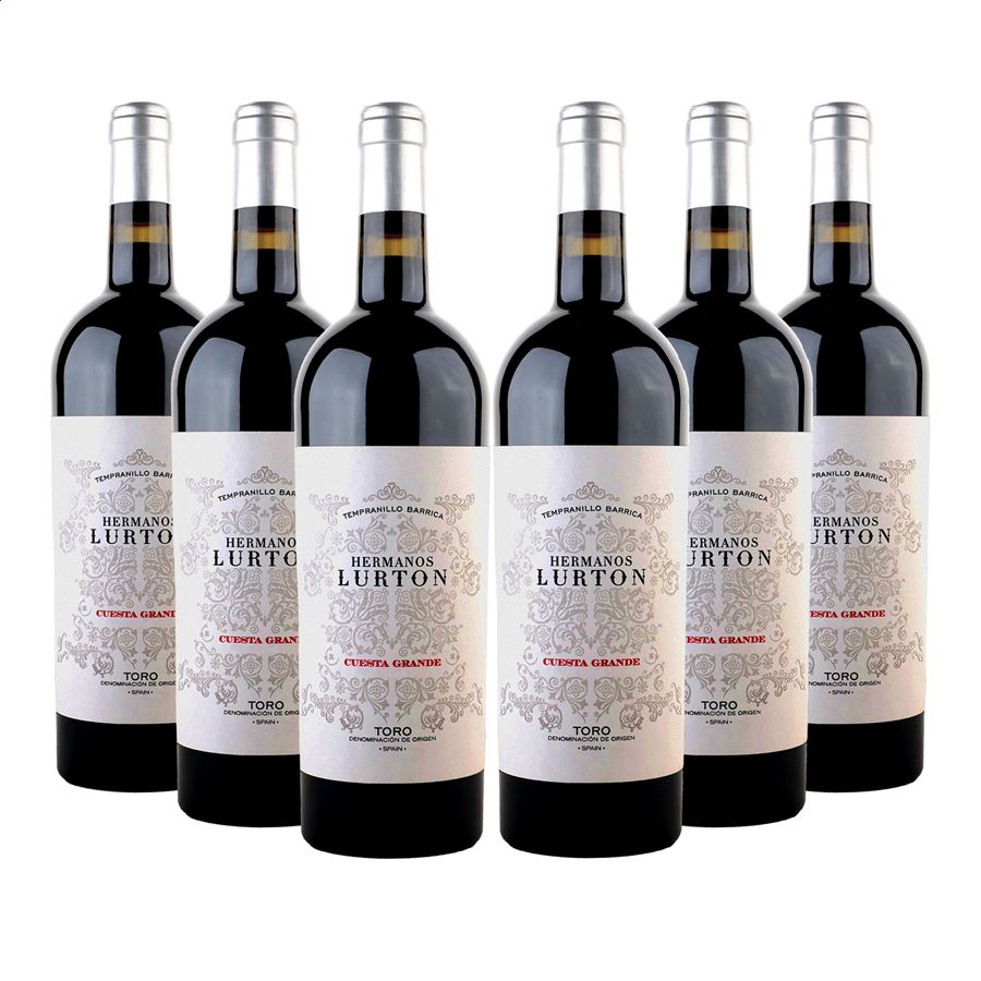 Bodega El Albar Lurton - Hermanos Lurton Cuesta Grande vino tinto ecológico D.O. Toro 75cl, 6uds