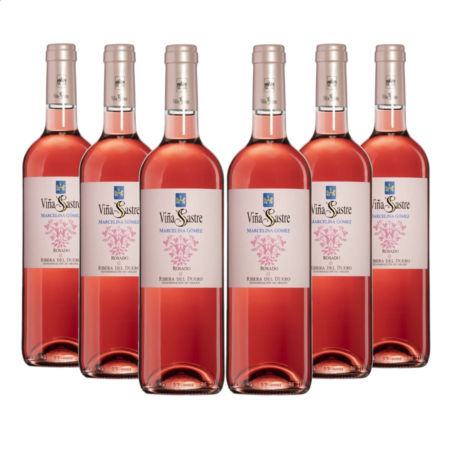 Viña Sastre Rosado 2021 - Vino rosado D.O. Ribera del Duero 75cl, 6uds