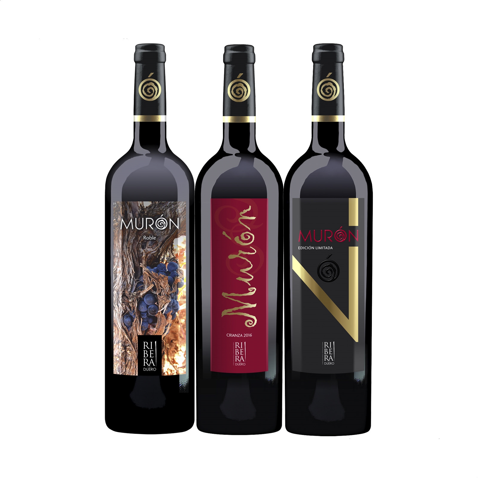 Bodega Severino Sanz - Lote Murón de vino tinto D.O. Ribera del Duero 75cl, 3uds