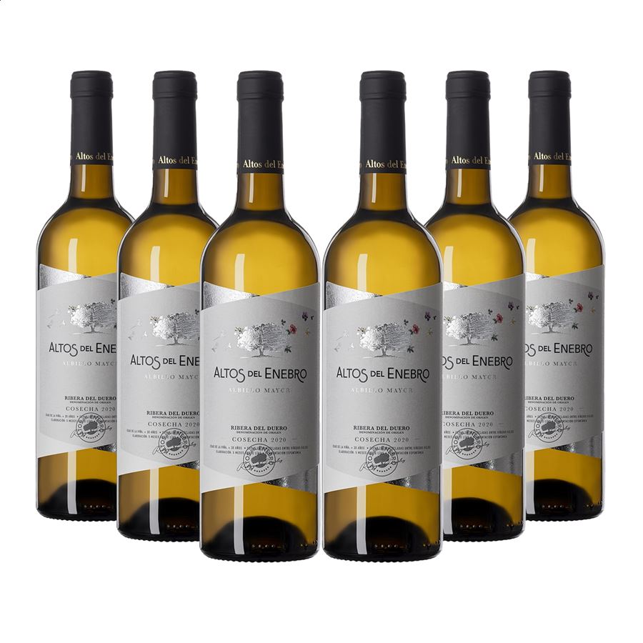 Altos del Enebro - Albillo Mayor vino blanco D.O. Ribera del Duero 75cl, 6uds