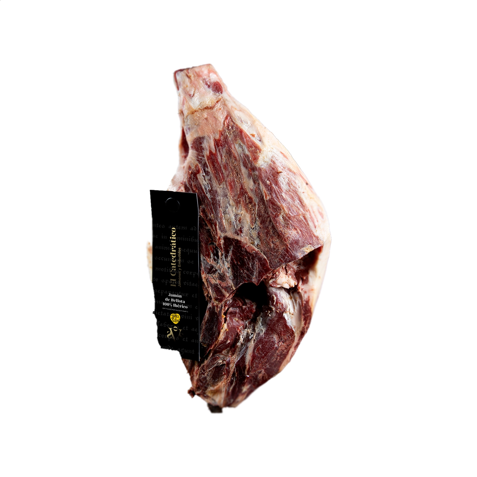 El Catedrático - Jamón de bellota ibérico 100% raza ibérica deshuesado de 7,5-8Kg aprox, 1ud