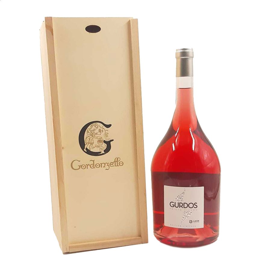 Gurdos - Vino rosado magnum D.O. León 150cl, 1ud