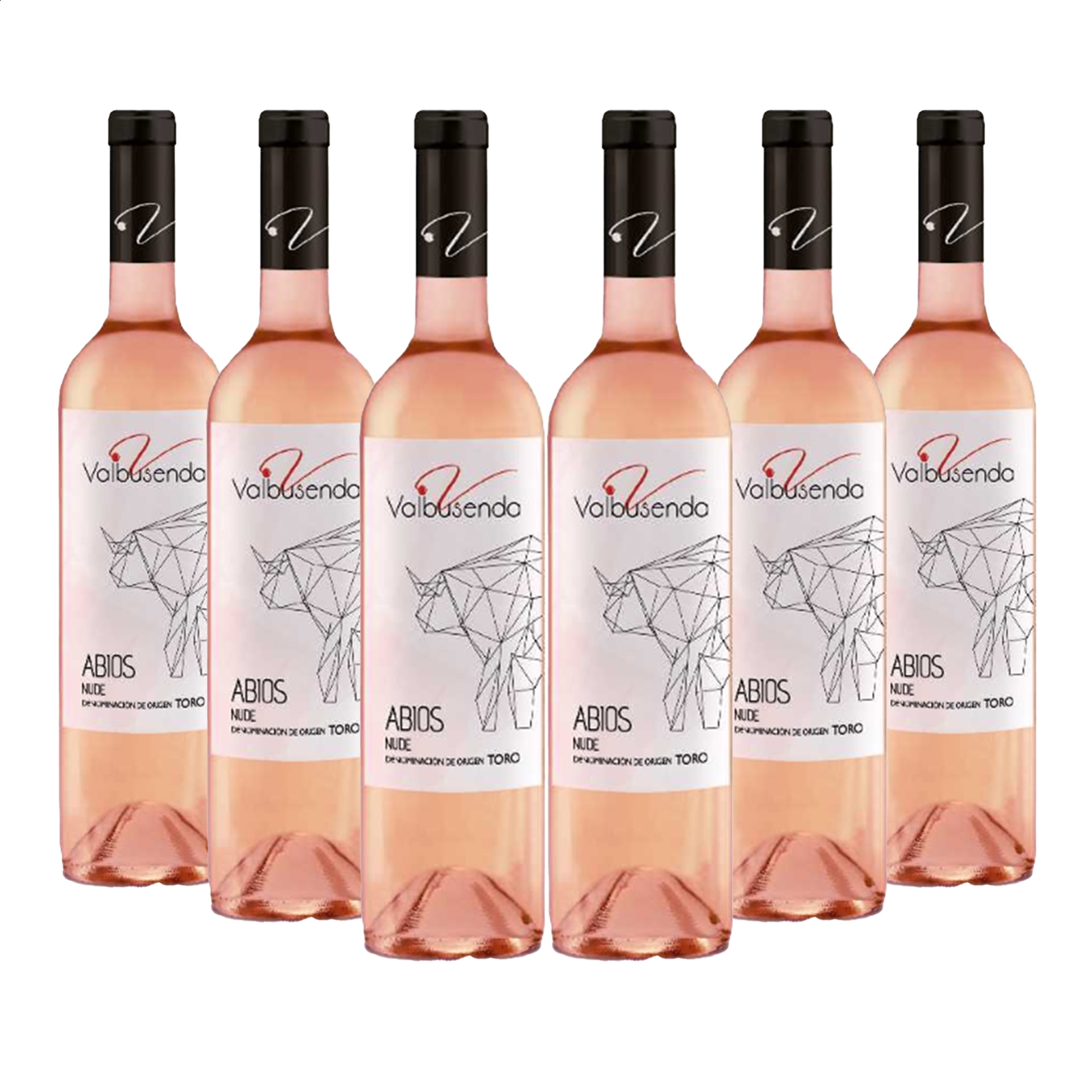 Bodegas Valbusenda - Abios Nude vino rosado 2021 D.O. Toro 75cl, 6uds